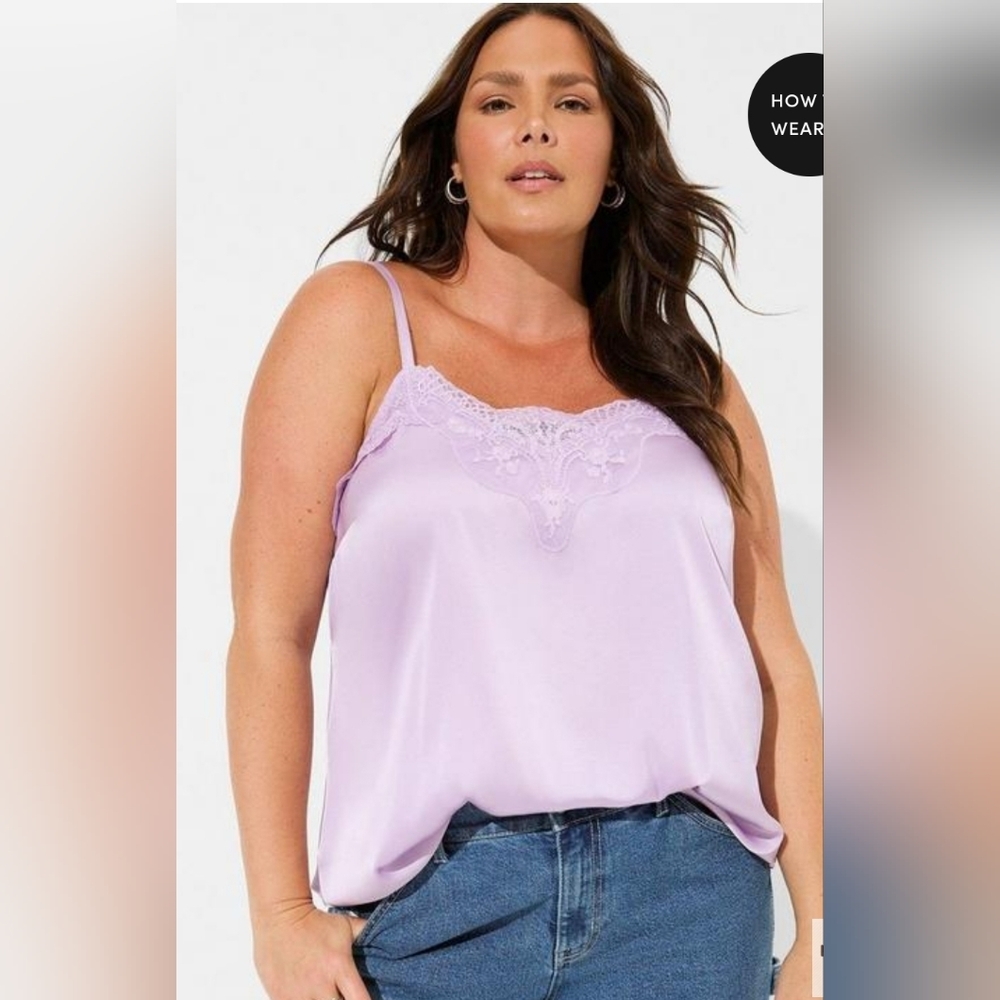 NWOT satin cami